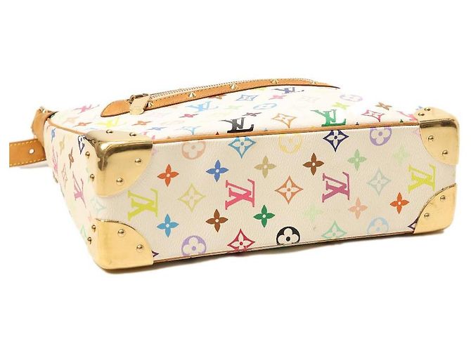 Borsa Louis Vuitton Boulogne Monogram Multicolor in Pelle Multicolore - vista 3