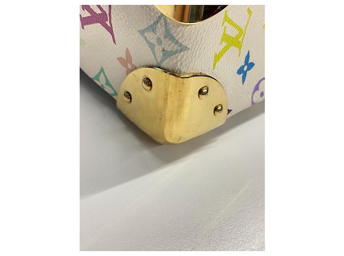 Borsa Louis Vuitton Boulogne Monogram Multicolor in Pelle Multicolore - vista 5