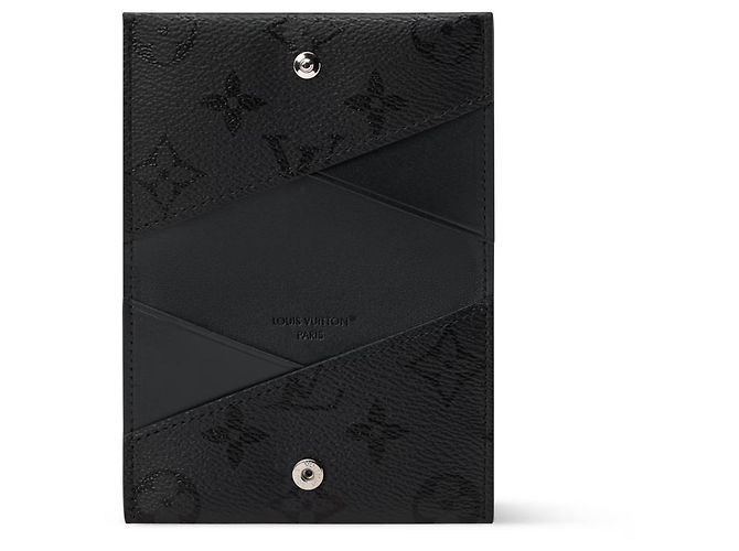 Louis Vuitton Portafoglio Slim LV Monogram Notte Nero - vista 2