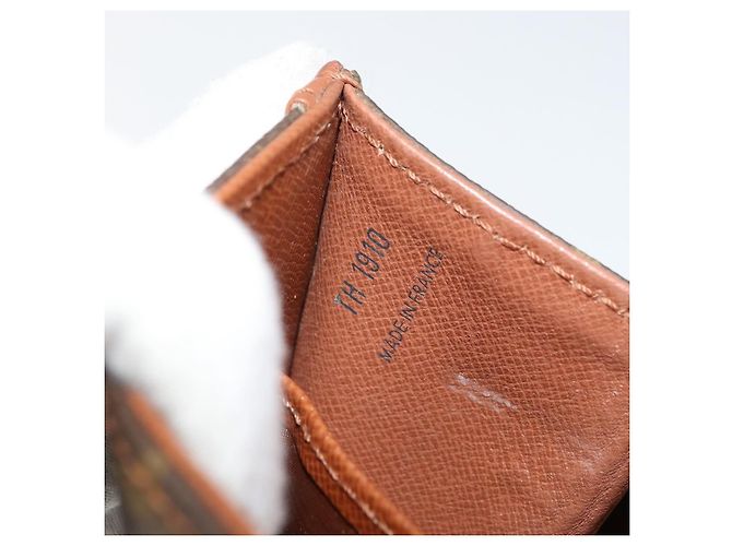 Louis Vuitton Damen Pochette Monogramm Canvas PM Braun - Ansicht 7