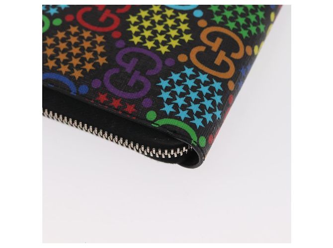 GUCCI GG Portefeuille Long Psychédélique Multicolore 601079 Auth BA9230V - vue 10