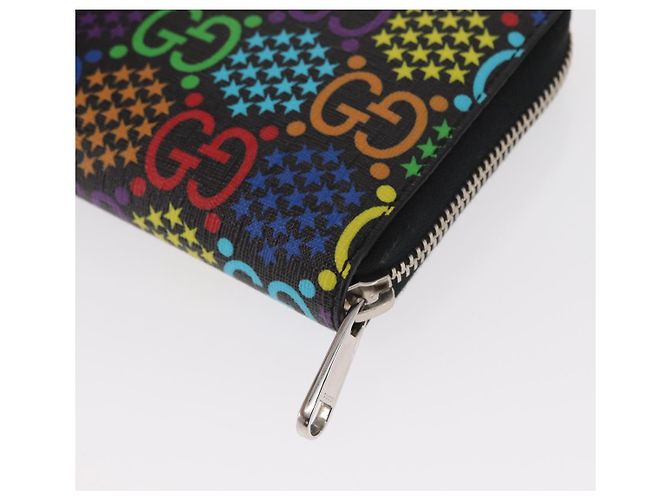 GUCCI GG Portefeuille Long Psychédélique Multicolore 601079 Auth BA9230V - vue 11