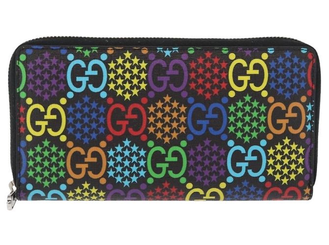 GUCCI GG Portefeuille Long Psychédélique Multicolore 601079 Auth BA9230V - vue 2