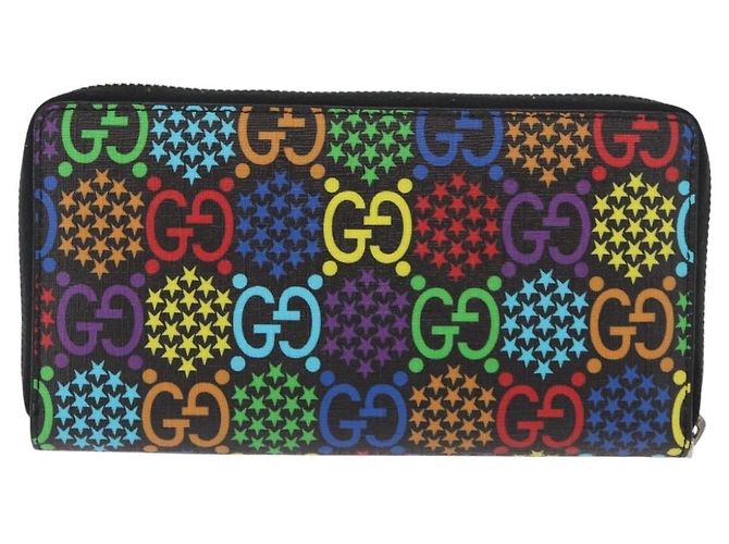 GUCCI GG Portefeuille Long Psychédélique Multicolore 601079 Auth BA9230V - vue 3