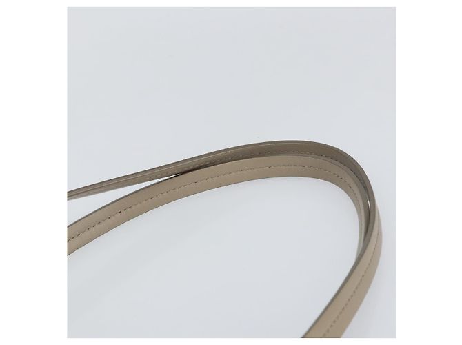 Chloé Bolso Tote de cuero beige y dorado Chloe C Auth am10250V - vista 8