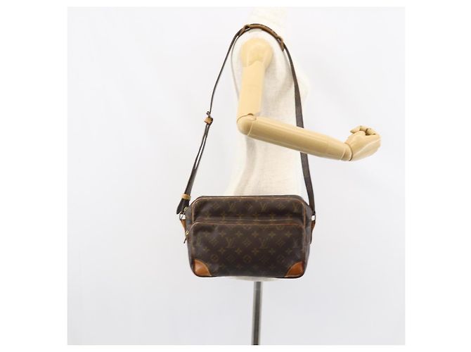 LOUIS VUITTON Borsa a Spalla Monogram Nile M45244 LV Auth bs31946 Monogramma - vista 22