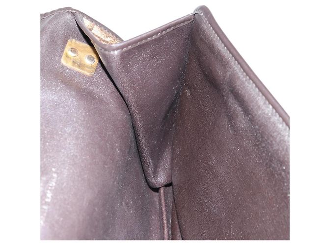 Borsa a Spalla in Tela Trotter Christian Dior Beige Oro Auth 159384 - vista 21