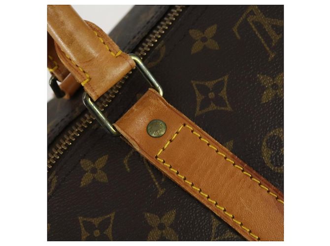 LOUIS VUITTON Borsa Boston Monogram Keepall 55 M41424 LV Auth 158289 Monogramma - vista 17