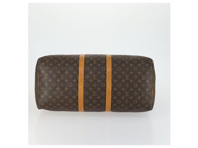 LOUIS VUITTON Borsa Boston Monogram Keepall 55 M41424 LV Auth 158289 Monogramma - vista 5