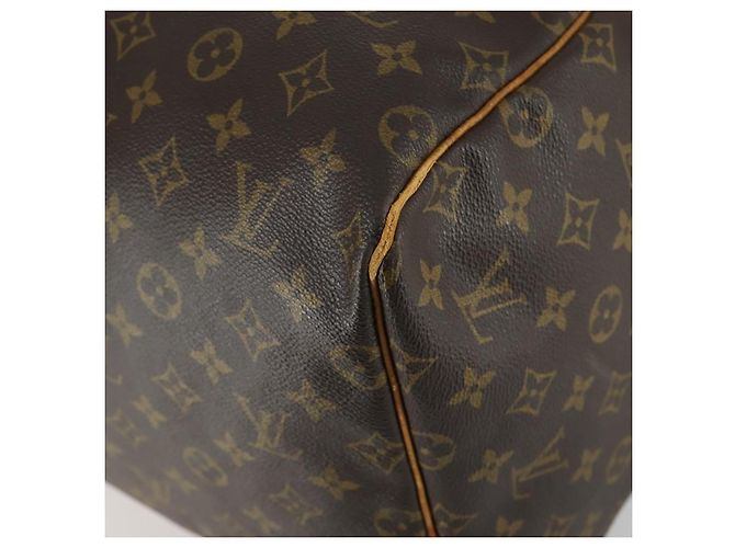 LOUIS VUITTON Borsa Boston Monogram Keepall 55 M41424 LV Auth 158289 Monogramma - vista 9