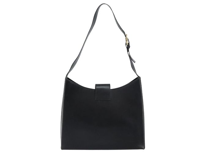 Borsa a mano Salvatore Ferragamo in pelle nera e oro Auth 160052 Nero D'oro - vista 3