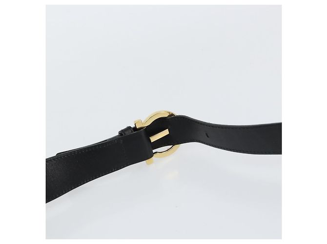 Borsa a mano Salvatore Ferragamo in pelle nera e oro Auth 160052 Nero D'oro - vista 8