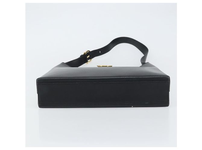 Borsa a mano Salvatore Ferragamo in pelle nera e oro Auth 160052 Nero D'oro - vista 9