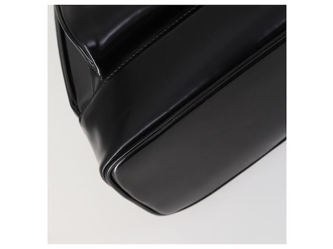 Borsa a corpo Bamboo GUCCI Smalto Nero Oro 003 2113 0027 Auth am10040 D'oro - vista 11