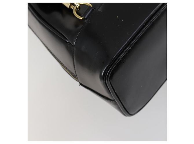Borsa a corpo Bamboo GUCCI Smalto Nero Oro 003 2113 0027 Auth am10040 D'oro - vista 13