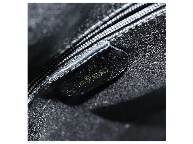 Borsa a corpo Bamboo GUCCI Smalto Nero Oro 003 2113 0027 Auth am10040 D'oro - vista 19