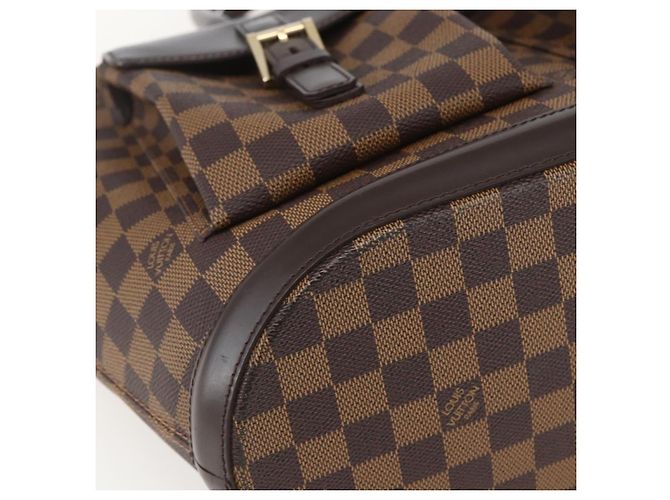 LOUIS VUITTON Borsa Tote Manosque GM Damier Ebene N51120 LV Auth 159313 - vista 15