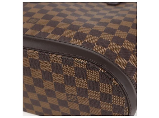 LOUIS VUITTON Borsa Tote Manosque GM Damier Ebene N51120 LV Auth 159313 - vista 16