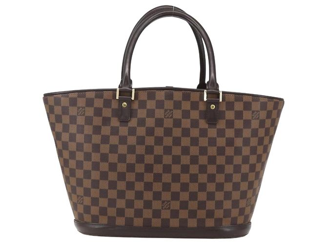 LOUIS VUITTON Borsa Tote Manosque GM Damier Ebene N51120 LV Auth 159313 - vista 2