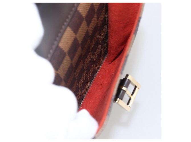 LOUIS VUITTON Borsa Tote Manosque GM Damier Ebene N51120 LV Auth 159313 - vista 24