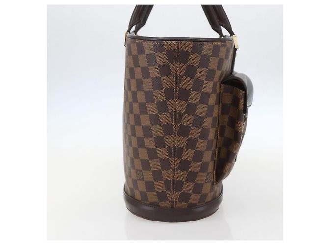 LOUIS VUITTON Borsa Tote Manosque GM Damier Ebene N51120 LV Auth 159313 - vista 3