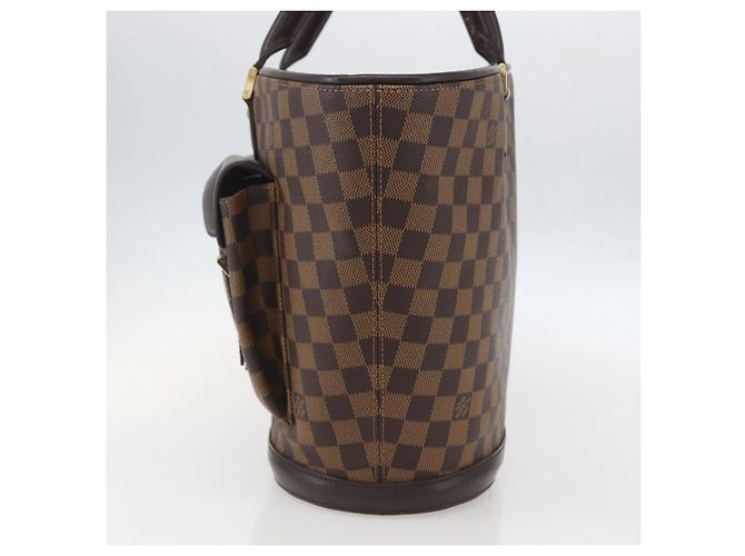 LOUIS VUITTON Borsa Tote Manosque GM Damier Ebene N51120 LV Auth 159313 - vista 4