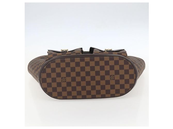 LOUIS VUITTON Borsa Tote Manosque GM Damier Ebene N51120 LV Auth 159313 - vista 5
