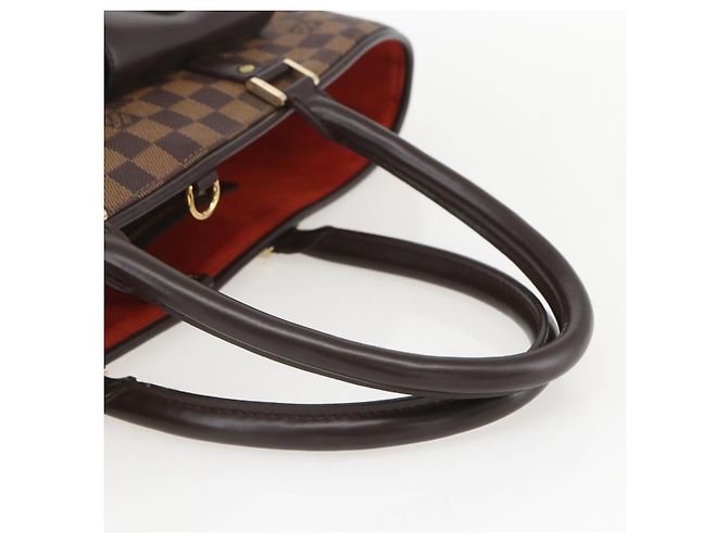 LOUIS VUITTON Borsa Tote Manosque GM Damier Ebene N51120 LV Auth 159313 - vista 7