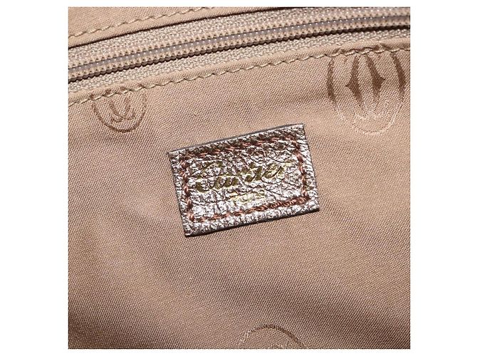 CARTIER Borsa a Mano Marcello in Pelle Oro Auth BA9358 - vista 15