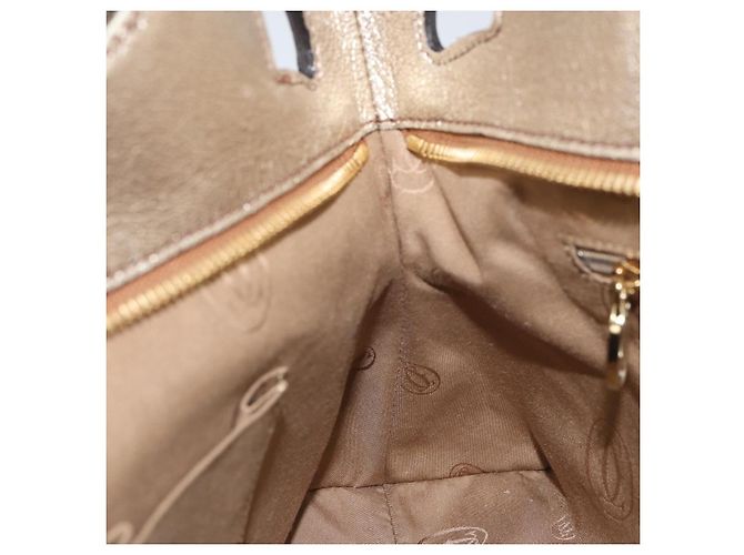 CARTIER Borsa a Mano Marcello in Pelle Oro Auth BA9358 - vista 18