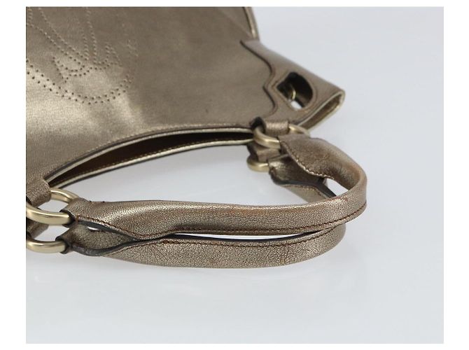 CARTIER Borsa a Mano Marcello in Pelle Oro Auth BA9358 - vista 7