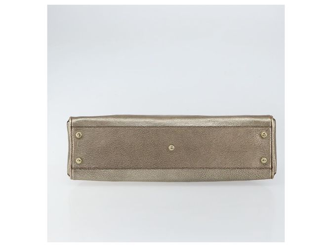CARTIER Borsa a Mano Marcello in Pelle Oro Auth BA9358 - vista 9