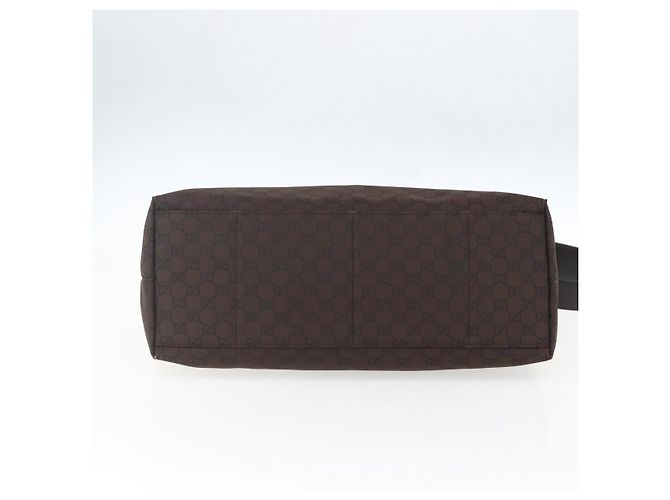 Borsa a Spalla GG Canvas Gucci Marrone Argento 272350 Auth ka1322 - vista 9
