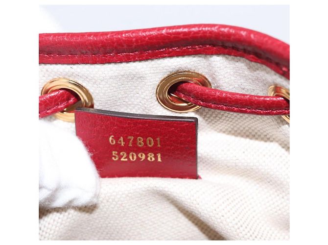Bolsa de Ombro GUCCI Micro GG Supreme Doraemon PVC Bege Dourado 647801 Auth 161141SM - vista 20