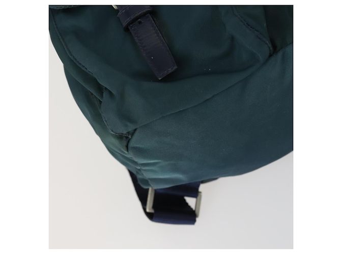 PRADA Rucksack aus Nylon grün silber authentisch 157004 - Ansicht 16