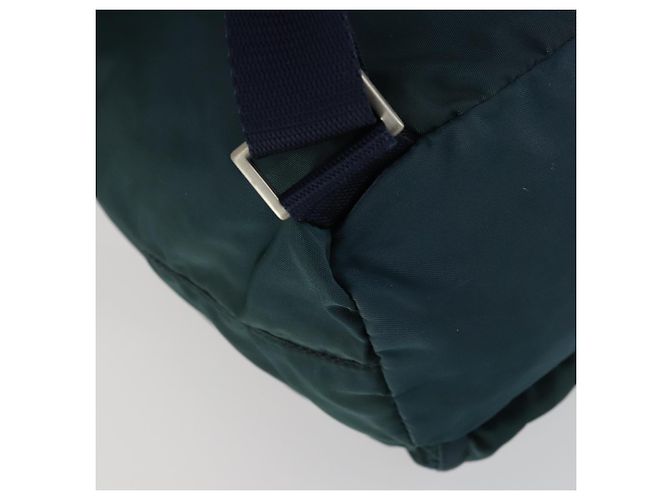 PRADA Rucksack aus Nylon grün silber authentisch 157004 - Ansicht 18