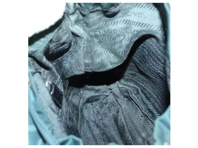 PRADA Rucksack aus Nylon grün silber authentisch 157004 - Ansicht 22