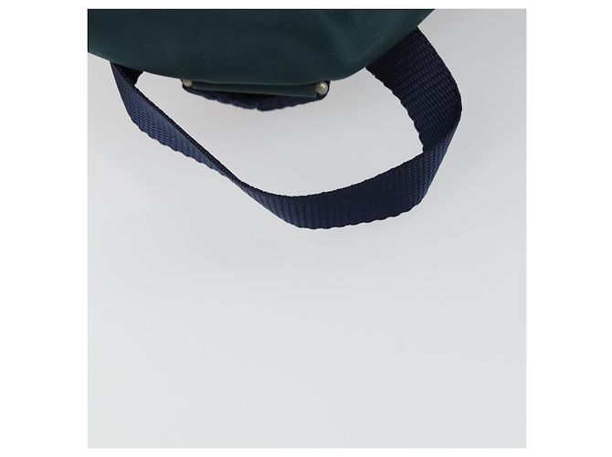 PRADA Rucksack aus Nylon grün silber authentisch 157004 - Ansicht 7