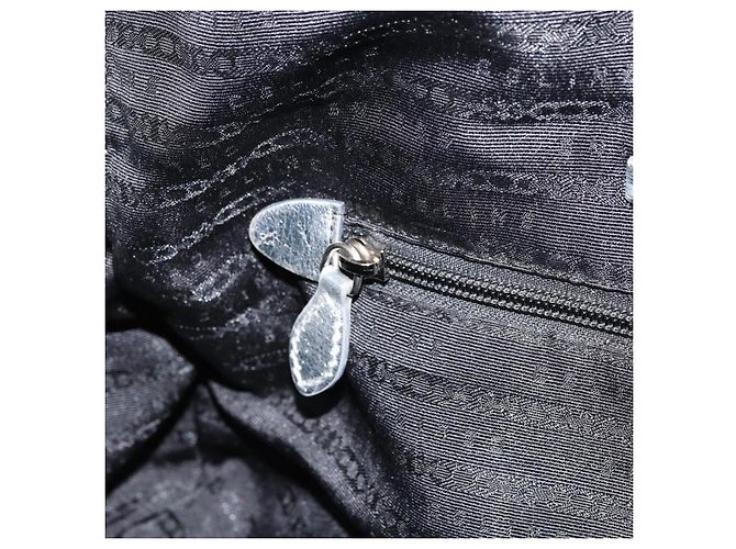 Céline Borsa a mano in pelle argento Auth 157912 - vista 19