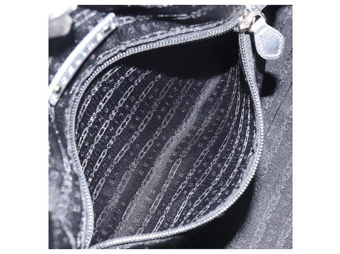 Céline Borsa a mano in pelle argento Auth 157912 - vista 20