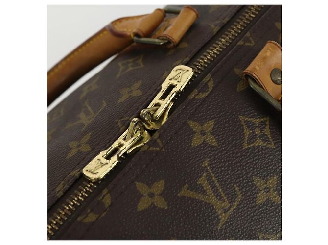 LOUIS VUITTON Borsa Boston Monogram Keepall 55 M41424 LV Auth BA9013 Monogramma - vista 10