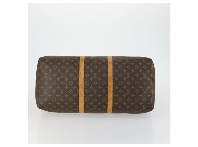 LOUIS VUITTON Borsa Boston Monogram Keepall 55 M41424 LV Auth BA9013 Monogramma - vista 5