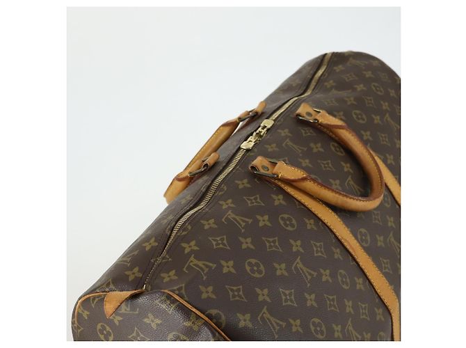 LOUIS VUITTON Borsa Boston Monogram Keepall 55 M41424 LV Auth BA9013 Monogramma - vista 6