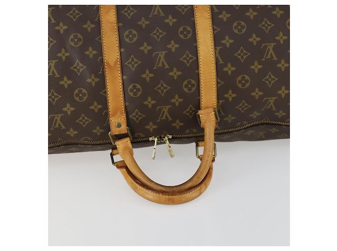 LOUIS VUITTON Borsa Boston Monogram Keepall 55 M41424 LV Auth BA9013 Monogramma - vista 7