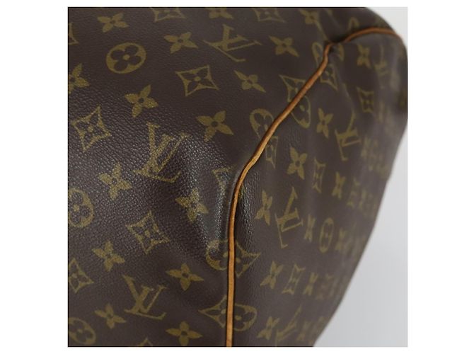 LOUIS VUITTON Borsa Boston Monogram Keepall 55 M41424 LV Auth BA9013 Monogramma - vista 9