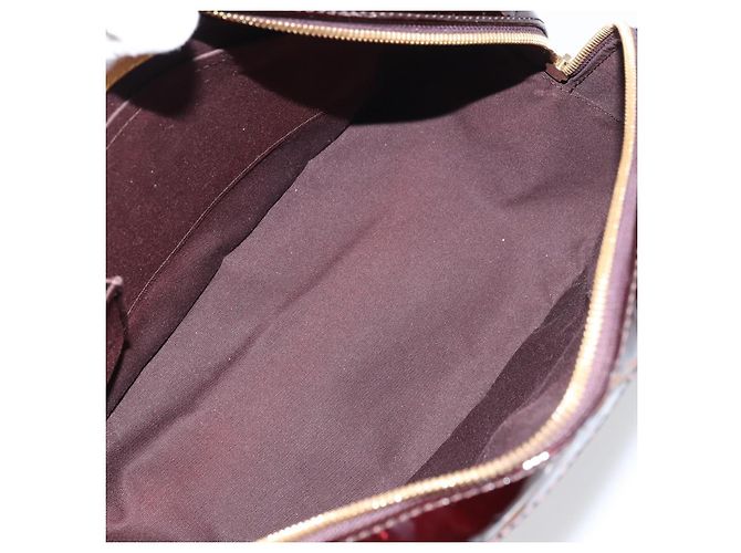LOUIS VUITTON Borsa Summit Drive Monogram Vernis Amarante M93516 LV Auth 160433 Bordò - vista 11
