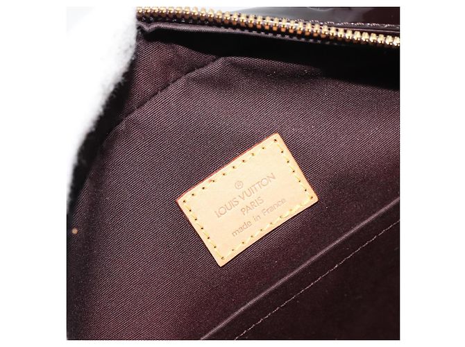LOUIS VUITTON Borsa Summit Drive Monogram Vernis Amarante M93516 LV Auth 160433 Bordò - vista 18