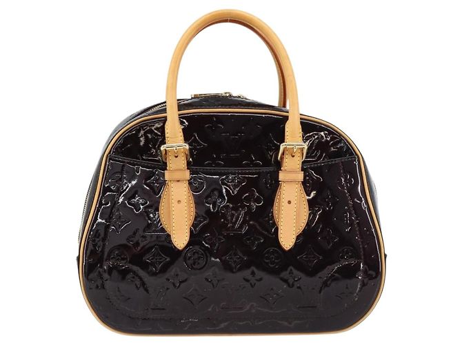 LOUIS VUITTON Borsa Summit Drive Monogram Vernis Amarante M93516 LV Auth 160433 Bordò - vista 2