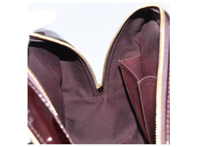 LOUIS VUITTON Borsa Summit Drive Monogram Vernis Amarante M93516 LV Auth 160433 Bordò - vista 20