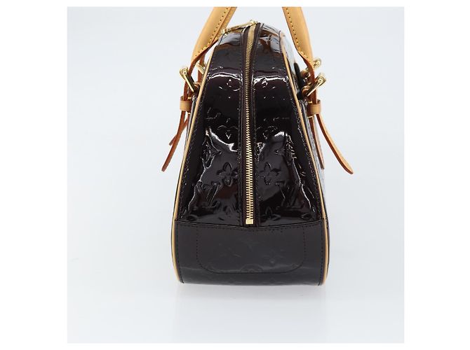 LOUIS VUITTON Borsa Summit Drive Monogram Vernis Amarante M93516 LV Auth 160433 Bordò - vista 3